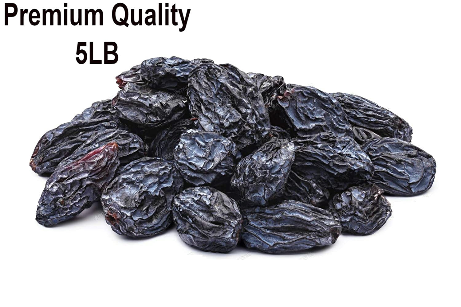 High Quality Black Dried Fresh Raisins Seedless, ready to eat resealable bag(5LB)