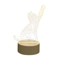 thumbnail image 2 of Xihbxyly Luz Nocturna Acrílica de San Valentín, Lámpara Led con Alimentación Usb, Diseño con Efecto de Visión 3D, Decoración Elegante para El Hogar, Idea de Regalo Ideal, Base de Abs, Grosor de 4 Mm,, 2 of 6