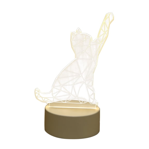 Valentine's Day USB Acrylic Night Light Lamp Home Decoration Gifts