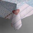 thumbnail image 3 of Pioneer Flower Floral Print Pattern Rectangle Tablecloth 60"x84",Waterproof Polyester Rectangle Table Cloth, Wipeable Spillproof Polyester Tablecloth for Dining, Camping, Indoor and Outdoor, 3 of 5