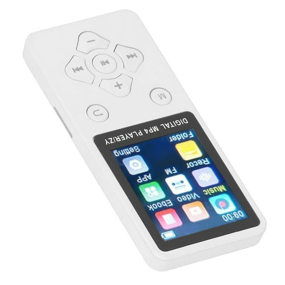 Reproductor mp3 de 32 GB, Reproductor de Música con Sonido Hifi 5.0, Altavoz HD Incorporado, Pantalla A Color de 1,8 Pulgadas, Reproductor MP4 Compatible con Foto,