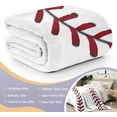 thumbnail image 5 of Baseball Blanket, Soft Fleece Throw Blankets for Kids, Unique Baseball Gifts Ideas for Boys and Girls 8-12 Baseball Decor For Couch Bedroom, 5 of 7
