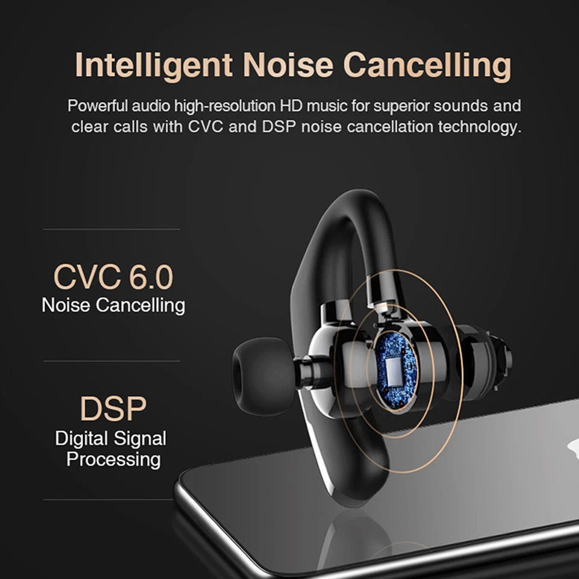 KNACK- Wireless Bluetooth 5.2 Earbuds With Voice Control, Dual Connect, Clear Sound New