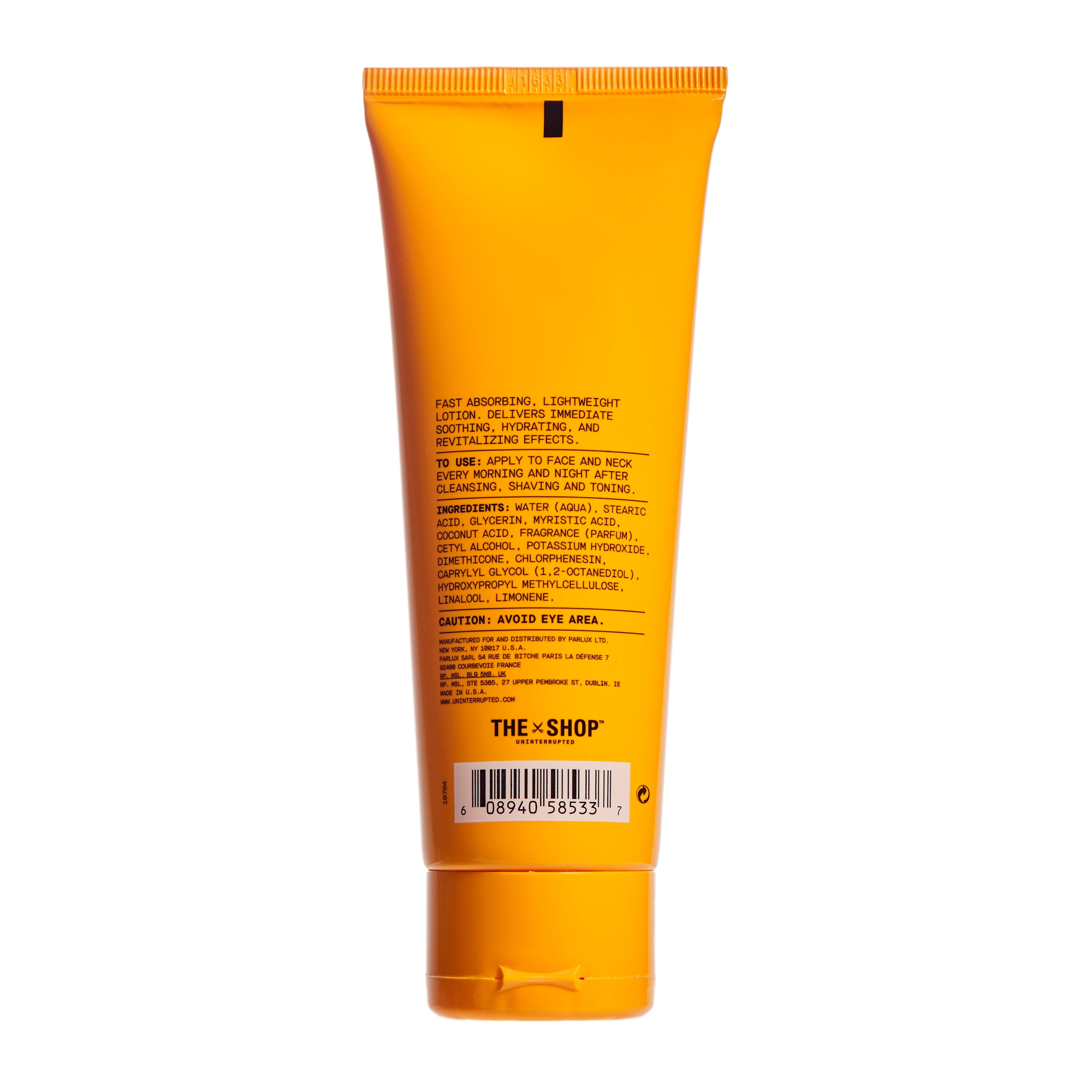 (3 pack) The Shop Face Lotion Daily Hydrator for Men for All Skin Types