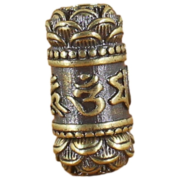 Adornos colgantes de Sutra de Buda de latón, pulsera de Paracord, pulseras tejidas, caja coleccionable, hebillas, ganchos, pulsera, hallazgos de