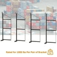 thumbnail image 3 of Yiwa Heavy Duty Steel Container Shelving, 3-Tier 60"x22" Storage Rack, 1100 lbs Capacity for Shipping or Cargo Use, 3 of 8