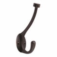 thumbnail image 2 of Amerock H55465-G10 Hook Pilltop Coat And Hat Satin Nickel, 2 of 5