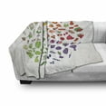 thumbnail image 3 of Vegan Soft Flannel Fleece Throw Blanket, Fruit and Vegetables Color Wheel with Foods Nutrition and Healthy Eating Concept, Cozy Plush for Indoor and Outdoor Use, 50" x 70", Multicolor, by Ambesonne, 3 of 6