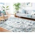 thumbnail image 4 of SAFAVIEH Evoke Teale Bordered Area Rug, Ivory/Grey, 10' x 14', 4 of 11