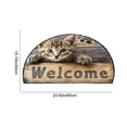 thumbnail image 3 of Mog Floor Mat, Indoor Outdoor Rug With Non-Slip Backing, for Porch Hallway and Pet Feeding Area, Multi-color, 3 of 6