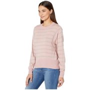 Splendid Womens Striped Ribbed Sweater
