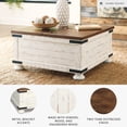 thumbnail image 3 of Signature Design by Ashley Casual Wystfield Coffee Table  White/Brown, 3 of 7