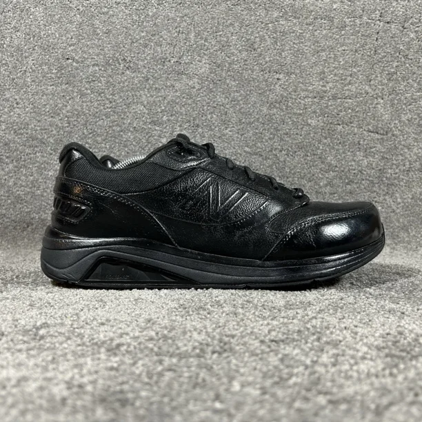 New Balance 928v3 MW928BK3 Mens Size 11 Wide 6E Black Leather Walking Shoes Used