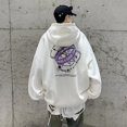 thumbnail image 2 of Sudadera con capucha con estampado de astronauta y letras góticas para hombre, estilo hip hop, otoño, novedad, estilo harajuku, anime, ropa de calle Y2K, ropa de abrigo con capucha, 2 of 5