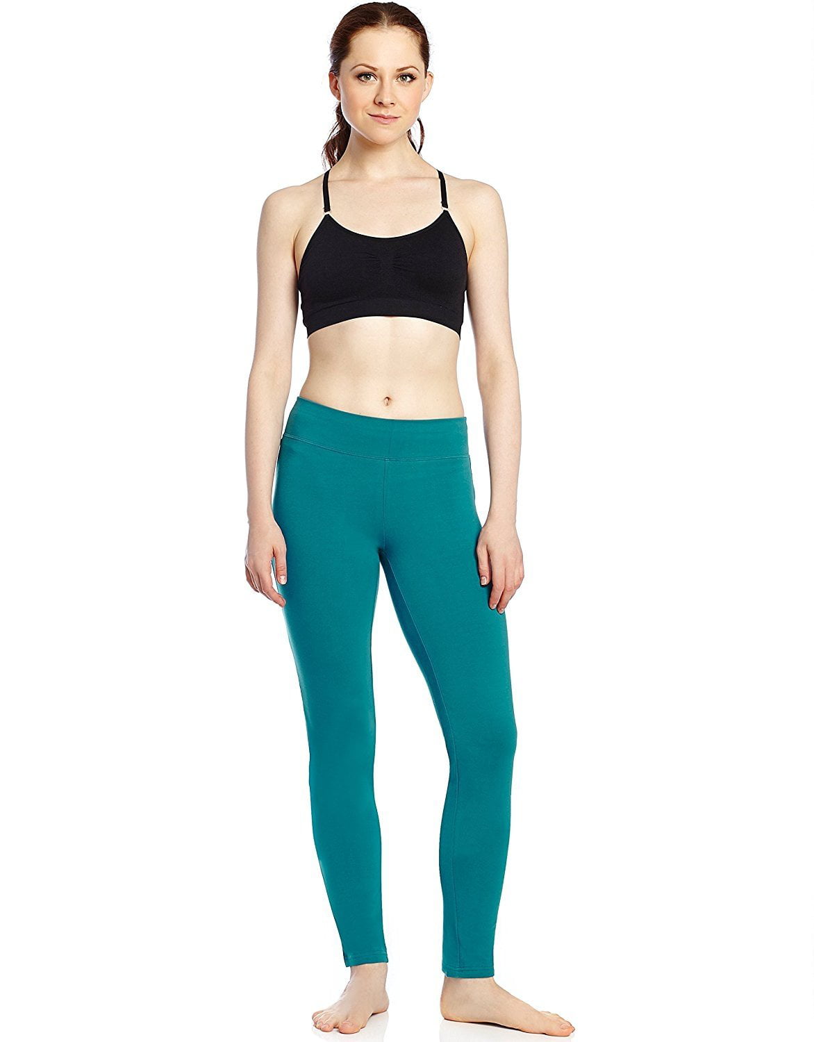Leveret Women's Charcoal Capri Yoga Legging Pants Size XS-XL 