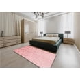 thumbnail image 5 of Ahgly Company Machine Washable Indoor Rectangle Transitional Light Rose Pink Area Rugs, 2' x 3', 5 of 7