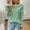 Green, variant on Women's 2025 Fall Fashion Crew Neck Long Sleeve Oversized Color Block Sweaters Ribbed Knit Pullover Tops