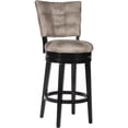 thumbnail image 1 of Hillsdale Kaede 45" Wood/Faux Leather Transitional Bar Stool in Gray Finish, 1 of 3