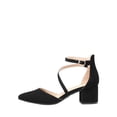 thumbnail image 2 of Zapatos de Tacón con Punta Fina y Correa al Tobillo para Mujer DREAM PAIRS en Negro, 2 of 8