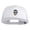 White White, variant on Classic 1941 Plastic Man Embroidered Flat Bill Snapback - White Black OSFM