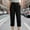 Black, variant on NAISIBABY Girls Capri Pants 14T, Straight Leg with Pockets Buttons Elastic Waist Casual School Uniform Pants Khaki(4-15T)