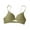 Green, variant on aidice Bras for Women No Underwire Front Clasp Spaghetti Strap Comfy Support Deep V Neck Everyday Bras