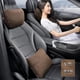 thumbnail image 3 of Car Accessories Neck Cushion Headrest Pillows High Quality Durable Leather Back Pillow Set Seatbelt Cushion For Mercedes Benz, 3 of 4