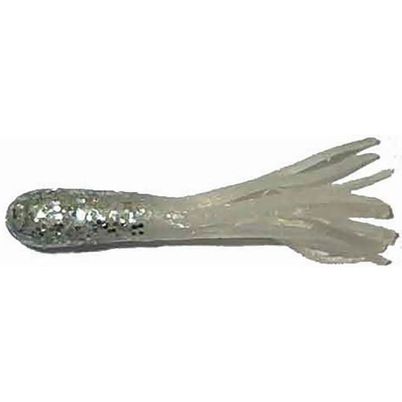 Big Bite 15CRGH01  1.5" Silv Glit/Prl Glitter Head Tube 10 Pak Soft Plastic Lure