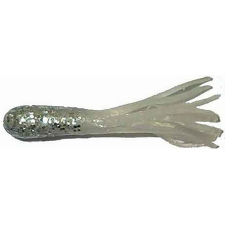 Big Bite 15CRGH01 1.5 Silv Glit/Prl Glitter Head Tube 10 Pak Soft Plastic Lure