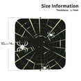 thumbnail image 2 of Yiaed Spiders On The Web Print Leather Coasters for Drinks - Cup Coasters Coffee Table Kitchen Table Bar, Home & Office Gifts Handmade Drink Coasters-Square, 2 of 6
