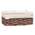 thumbnail image 1 of Cesta de almacenamiento tejida, cesta de almacenamiento tejida de paja, caja de llaves para aperitivos de escritorio, 1 of 5