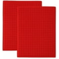 thumbnail image 3 of Dependable Industries 2 Pack, Vibrant Red Microfiber Dish Drying Mats - Optimal Absorbency, Quick-Drying, Washable, and Reusable Pads - Perfectly Sized 20"x15"  for Your Kitchen, 3 of 8