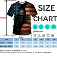 thumbnail image 4 of Blissboy Novelty Skull T-shirt Funny Gothic Graphic Tee Halloween Shirt Patriotic Shirt, 4 of 7