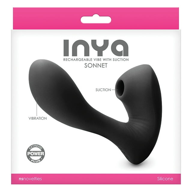Inya Vibromasseur à Succion Sonnet, Noir