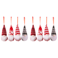 thumbnail image 1 of Muñeca de peluche Gonk Santa colgantes decoración del árbol de Navidad decoración del hogar rojo 4 piezas, 1 of 2