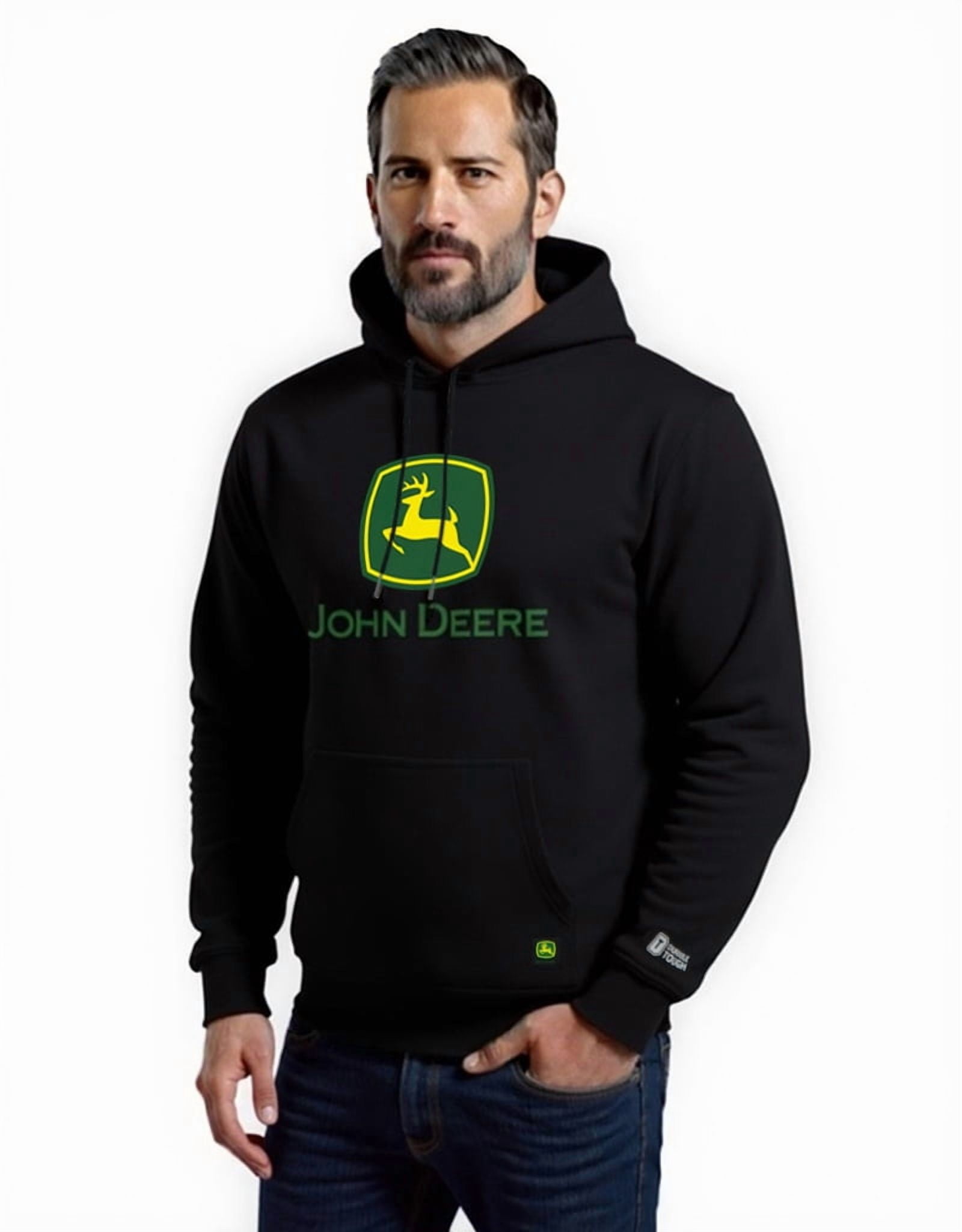 John Deere Men's Fleece Logo Hoodie, Sizes S-3XL