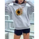 thumbnail image 3 of Sudadera Larga Con Capucha Para Mujer De Estilo Casual, 3 of 7
