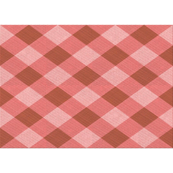 Ahgly Company Machine Washable Indoor Rectangle Transitional Fire Engine Red Area Rugs, 2' x 4'