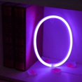 thumbnail image 6 of Letter Neon Lights, LED Neon Night Light Neon Lights Wall Decorative Night Light for Kids Bedroom Battery USB Operated Purple, 6 of 8