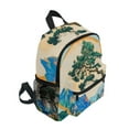 thumbnail image 2 of FORMRS School Backpack with Front Zippered Pocket 12" Student Travel Daypack, Large Pine Tree, 2 of 6
