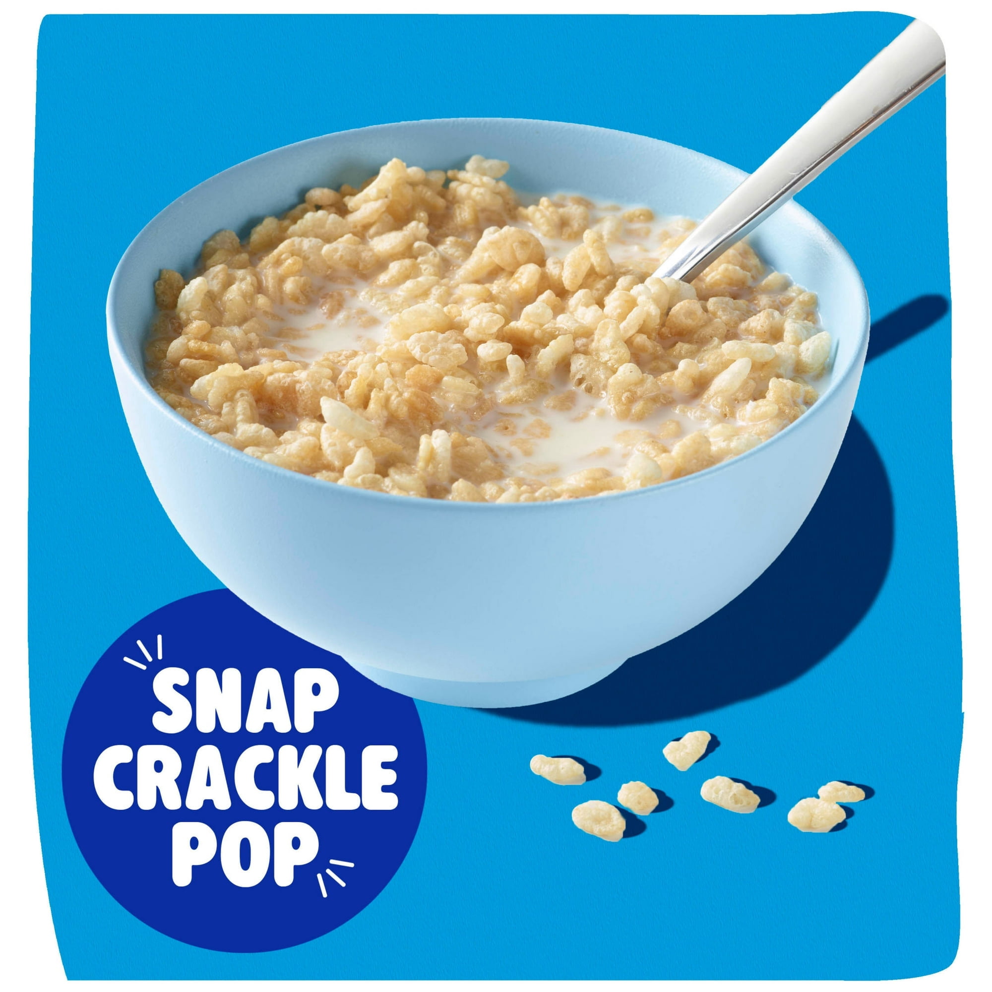 Kellogg's Frosted Krispies Breakfast Cereal, Kids Snacks, Family Breakfast, Family Size, Frosted Flavor, 17.1oz Box (1 Box)
