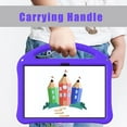 thumbnail image 5 of Kids Case for 2025 Tab 2 10.1", Children Friendly EVA Foam Protective Stand Handle Cover for T-Mobile Tab 2 10.1 Inch Tablet - Purple, 5 of 14