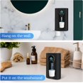 thumbnail image 5 of DISHUECO Automatic Mouthwash Dispenser, 18.26oz Wall Mounted Mouth Wash Dispenser for Bathroom with Magnetic Cups, 3 Dispensing Level, Bathroom Accessories, 5 of 7