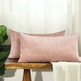 thumbnail image 7 of Home Soft Things Tanga Jacquard Chenille 2 Piece Throw Pillow Cover Set - Rose Quartz - 14" x 26", 7 of 7