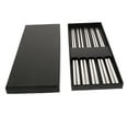 thumbnail image 3 of OUNONA 5 Pairs Stainless Steel Chopsticks Set with Portable Spiral Design for Kitchen and Household Use, 3 of 8