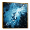 thumbnail image 2 of Designart "Lightning In A Stormy Thunderstorm" Lightning Floater Framed Wall Art Prints, 2 of 5