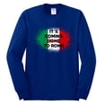 thumbnail image 2 of Wild Bobby, Italian Soccer Its Coming to Rome, Sports, Men Long Sleeve Shirt, Royal, Large, 2 of 4