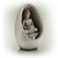 thumbnail image 5 of Alpine Corporation 11" Buddha Indoor/Outdoor Tabletop Fountain with LED Light, 5 of 7
