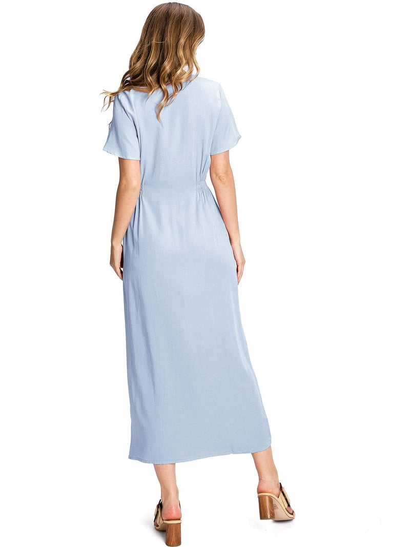knee length dresses for ladies McKinley Button-Front Midi Dress main image 0