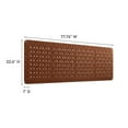 thumbnail image 2 of Pemberly Row Weave Wall-Mount Vegan Leather King Headboard in Walnut Brown, 2 of 7